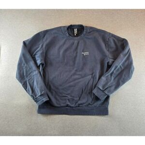 Homme Body Fleece Sweatshirt Mens L / XL Blue‎ Pullover Athletic Casual Cotton